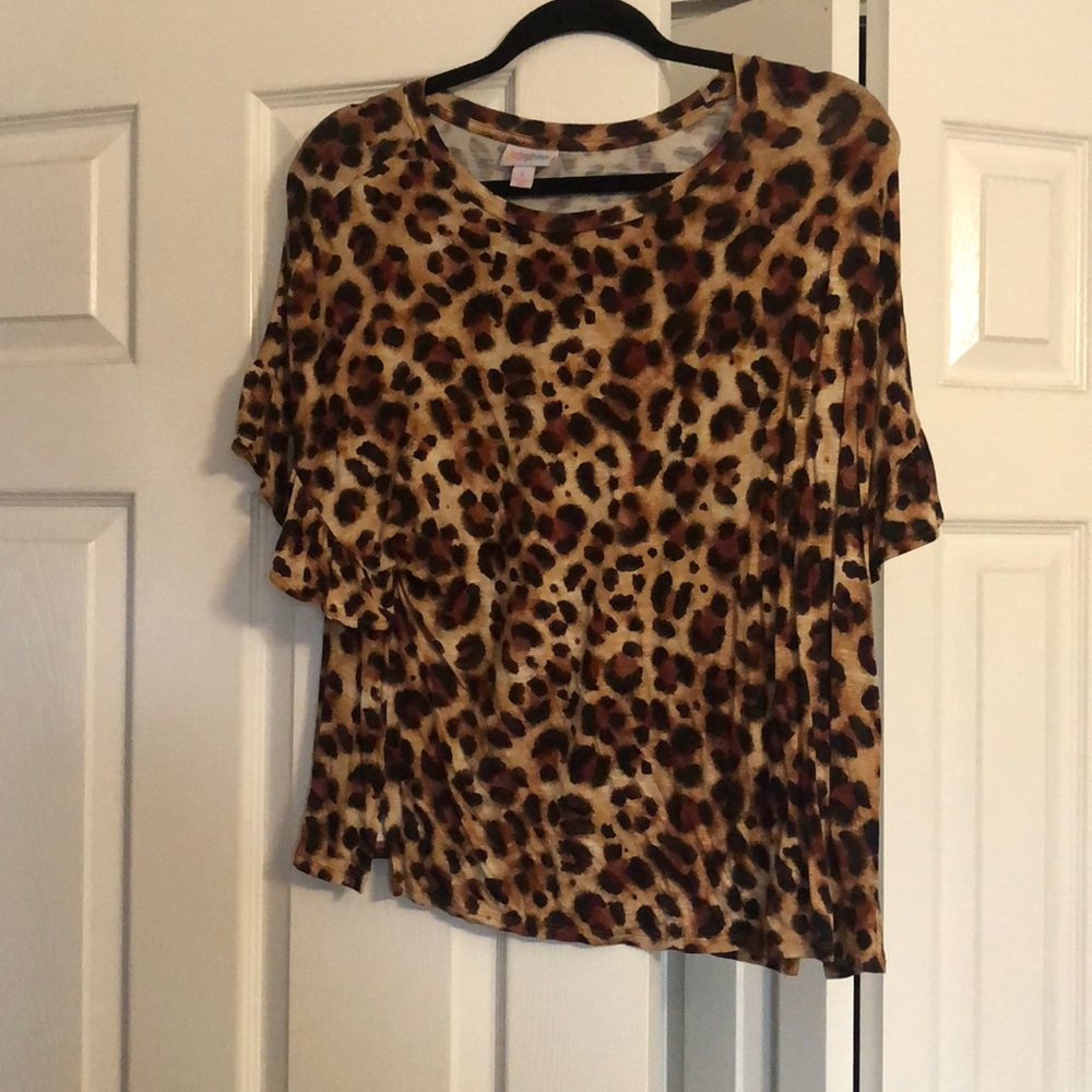 Leopard print blouse